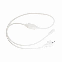 ΚΑΛΩΔ ΛΕΥΚΟ ΜΕ ΦΙΣ & ΣΥΝΔΕΣΜΟ ΓΙΑ ΣΧΕΔΙΟ LED ΜΟΝΟΚΑΝΑΛ ΦΩΤΟΣΩΛ IP44 1.5m