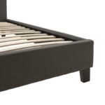 Κρεβάτι Mago pakoworld ύφασμα ανθρακί 150x200εκ - Image 5