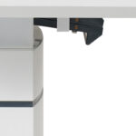 Τραπέζι επεκτεινόμενο Darsile Inart λευκό με γκρι-ανθρακί mdf 140-180x90x76εκ - Image 9