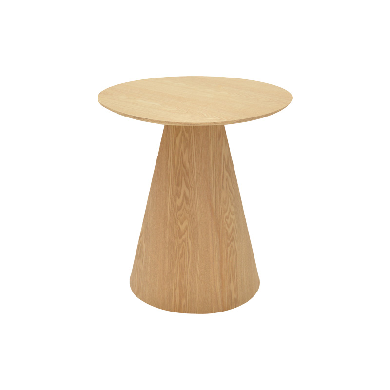 029-000364 Βοηθητικό τραπέζι Donda pakoworld mdf-μέταλλο sonoma Φ45x46εκ