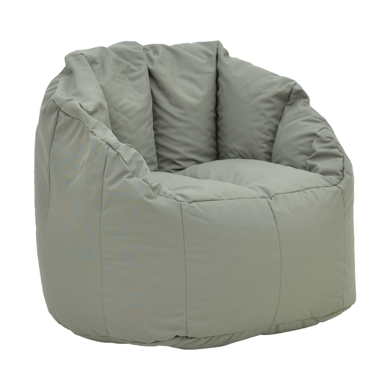 056-000102 Πολυθρόνα Kerlon pakoworld αδιάβροχο σε γκρι απόχρωση Φ80x65εκ