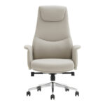 Καρέκλα γραφείου διευθυντή Rekter pakoworld PU σε μπεζ απόχρωση 77x65x119-127εκ - Image 5