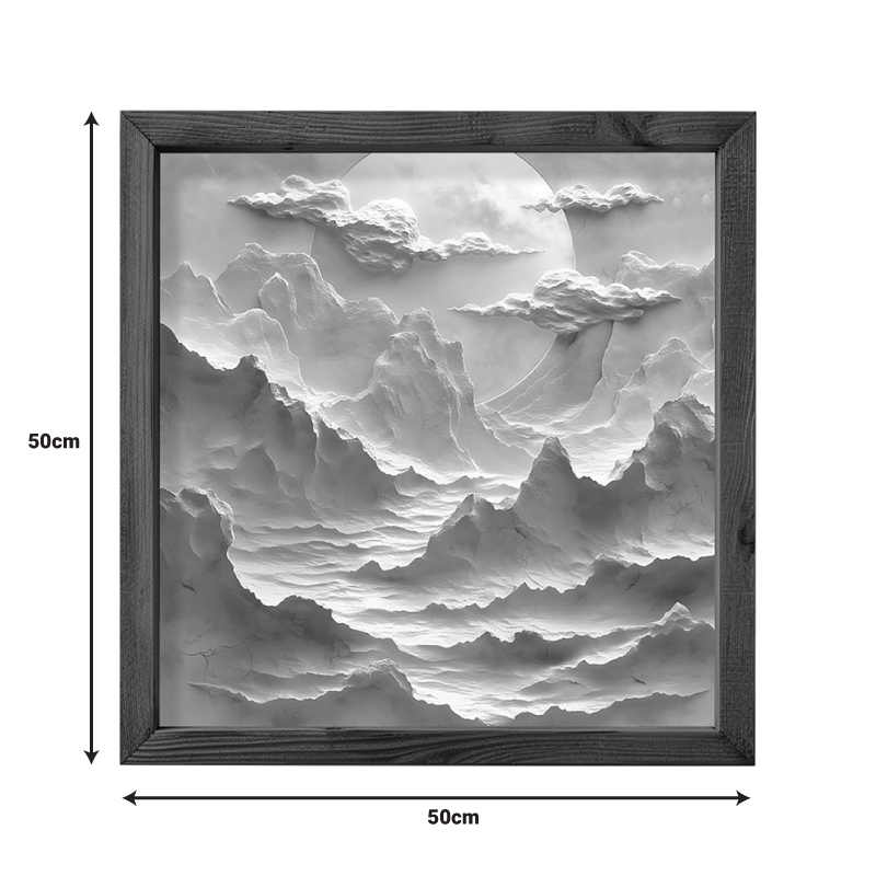 071-001576-1 Πίνακας σε καμβά Jedia pakoworld με ψηφιακή εκτύπωση 50x3.5x50εκ - Image 2