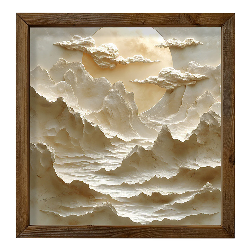 071-001576 Πίνακας σε καμβά Jedia pakoworld με ψηφιακή εκτύπωση 50x3.5x50εκ