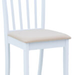 Καρέκλα Houston pakoworld rubberwood σε λευκή απόχρωση 40x49x94εκ - Image 7