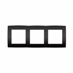 PRIME ΠΛΑΙΣΙΟ 3 ΘΕΣΕΩΝ IP20 MAT ΑΝΘΡΑΚΙ