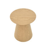 Βοηθητικό τραπέζι Kayano pakoworld mdf σε φυσική απόχρωση Φ45x50εκ - Image 2