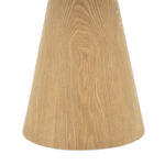 Βοηθητικό τραπέζι Kayano pakoworld mdf σε φυσική απόχρωση Φ45x50εκ - Image 4