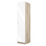 Ντουλάπα Μονόφυλλη 1211010 Σόνομα Λευκό
