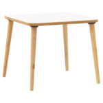 Παιδικό τραπεζάκι Jerry pakoworld λευκό-φυσικό 50x50x43εκ