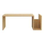 Τραπέζι σαλονιού Poko pakoworld σε oak απόχρωση 86.8x50x32,4εκ - Image 5