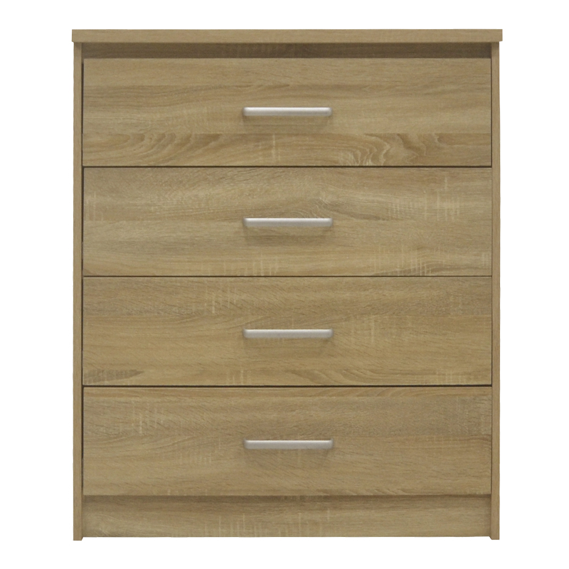 123-000233-2 Συρταριέρα OLYMPUS pakoworld με 4 συρτάρια σε sonoma απόχρωση 80.5x40x95εκ - Image 3