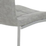 Καρέκλα Darrell pakoworld pu αντικέ γκρι-βάση χρωμίου 42x49x106εκ - Image 7