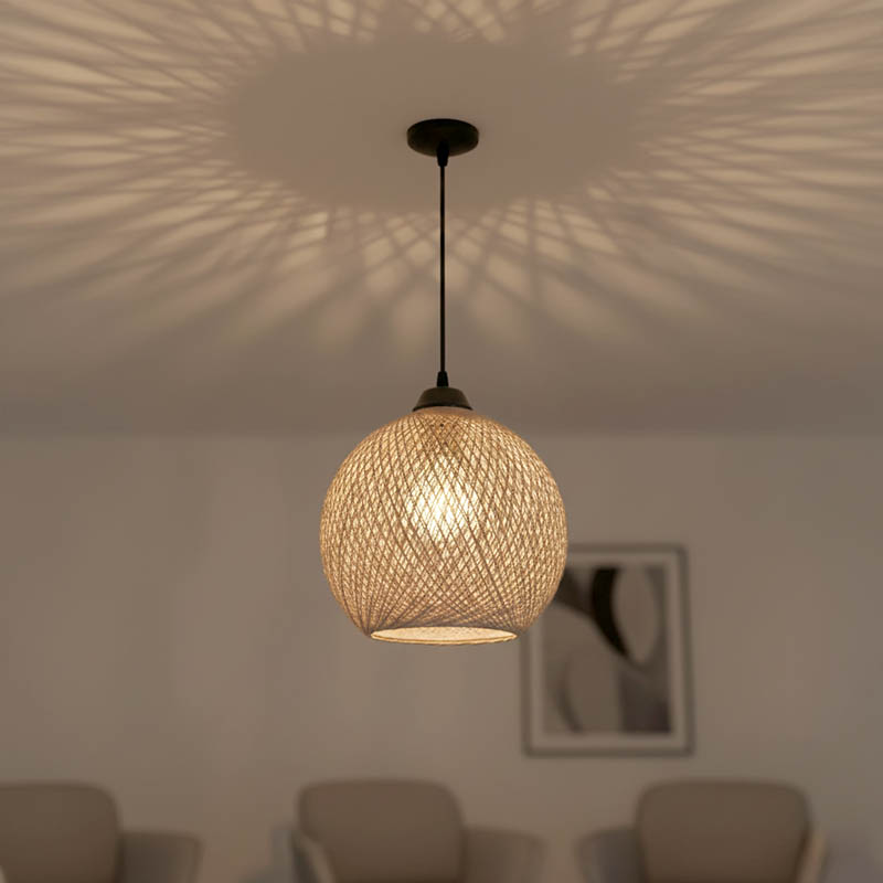 147-000016-1 Φωτιστικό οροφής μονόφωτο PWL-0967 pakoworld Ε27 καφέ-μαύρο Φ23x22εκ - Image 2