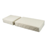 Μαξιλάρι Vertian pakoworld textilene σε μπεζ απόχρωση 58x194x20εκ - Image 2