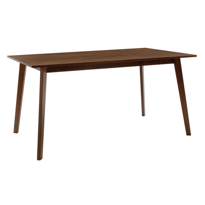 200-000188-2 Tραπεζαρία Benson - Orlean pakoworld σετ 7τμχ καρυδί - ύφασμα μπεζ 150x90x75εκ - Image 3