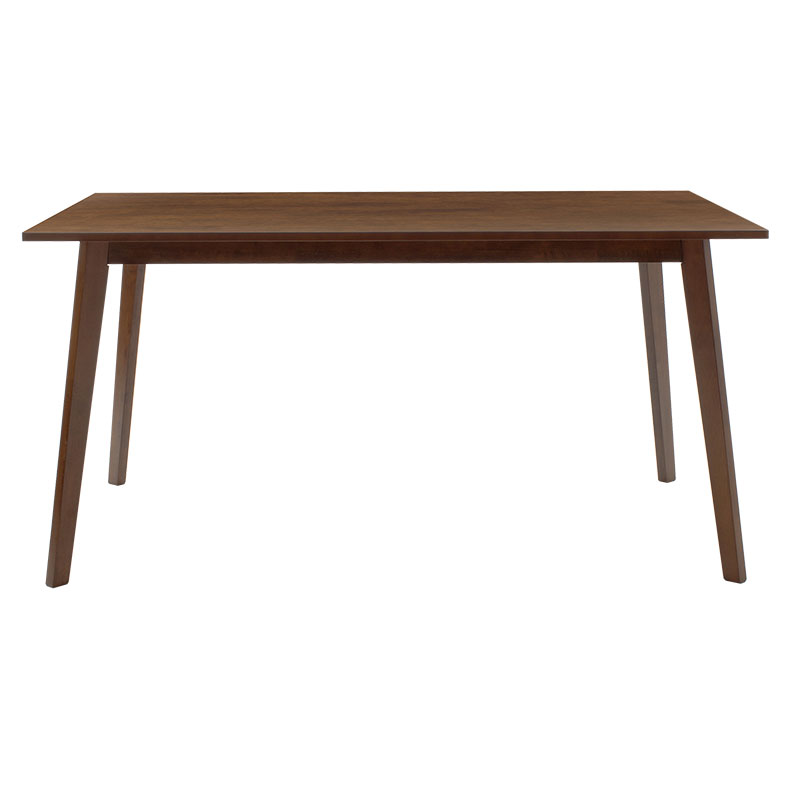 200-000188-3 Tραπεζαρία Benson - Orlean pakoworld σετ 7τμχ καρυδί - ύφασμα μπεζ 150x90x75εκ - Image 4