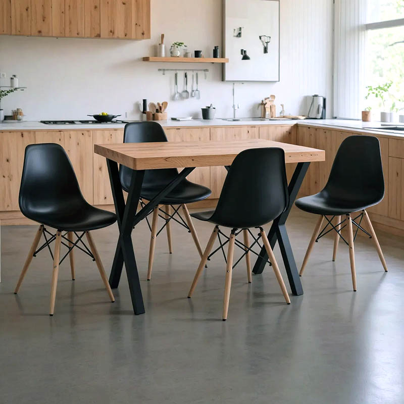 200-001335 Φοιτητικό πακέτο επίπλων κουζίνας Pick pakoworld σετ 5τεμ