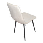 Τραπεζαρία Balou-Grato pakoworld σετ 5τεμ μπεζ Φ100x73εκ - Image 3