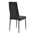 Τραπεζαρία Balou-Parker pakoworld σετ 5τεμ μαύρο Φ120x73εκ - Image 3