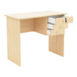 Γραφείο εργασίας-συρταριέρα Sophia pakoworld φυσικό 116x57x72εκ - Image 3