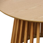 Τραπέζι σαλονιού Domonic pakoworld mdf/pw σε φυσική απόχρωση Φ80x45εκ - Image 4