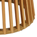 Τραπέζι σαλονιού Domonic pakoworld mdf/pw σε φυσική απόχρωση Φ80x45εκ - Image 5