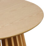 Τραπέζι σαλονιού Domonic pakoworld mdf/pw σε φυσική απόχρωση Φ80x45εκ - Image 6