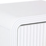 Κομοδίνο Zeplen pakoworld MDF σε λευκή απόχρωση 40x30x53εκ - Image 6