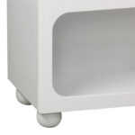 Μπουφές Emersi pakoworld με ράφια mdf σε λευκή απόχρωση 164x34x76εκ - Image 5