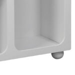 Μπουφές Emersi pakoworld με ράφια mdf σε λευκή απόχρωση 164x34x76εκ - Image 6