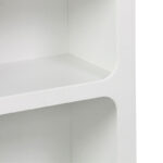 Βιβλιοθήκη-ραφιέρα Emersi pakoworld mdf σε λευκή απόχρωση 70x35x100εκ - Image 5