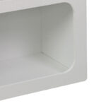 Βιβλιοθήκη-ραφιέρα Emersi pakoworld mdf σε λευκή απόχρωση 70x35x100εκ - Image 7