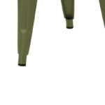 Σκαμπό Utopia pakoworld μέταλλο σε λαδί απόχρωση 30x30x45εκ - Image 5