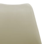 Καρέκλα Gaston pakoworld pp-pu σε cappuccino απόχρωση με ξύλινο πόδι σε φυσική απόχρωση 48.5x53.5x83εκ - Image 5