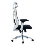 Καρέκλα γραφείου διευθυντή Andrew pakoworld mesh μαύρο-λευκό - Image 5