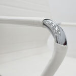 Καρέκλα γραφείου επισκέπτη Valter pakoworld λευκό pu 55.5x48x88εκ - Image 6