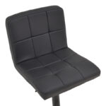 Σκαμπό μπαρ Remina pakoworld πτυσσόμενο μαύρο pu-βάση μαύρο μέταλλο 44x44x112εκ - Image 8