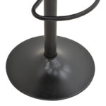 Σκαμπό μπαρ Boronez pakoworld πτυσσόμενο μαύρο pu-με μαύρη βάση 47x49x112εκ - Image 9