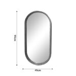 Καθρέπτης Olympon Inart χρυσό μέταλλο 49x5x99εκ - Image 2