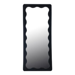 Καθρέπτης Werdy Inart ξύλο σε μαύρη απόχρωση 65x2.4x170εκ