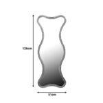 Καθρέπτης Boulen Inart μέταλλο σε χρυσή απόχρωση 51x2x126εκ - Image 2