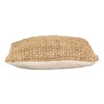 Μαξιλάρι Petron Inart φυσικό γιούτα 45x45x12.5εκ - Image 2