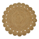 Χαλί Voni Inart φυσικό γιούτα Φ100x1εκ