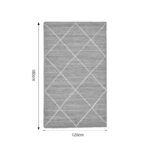 Χαλί Strike Inart μπεζ-εκρού γιούτα 120x180x1εκ - Image 3