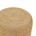 Σκαμπό Ovious Inart μπεζ 100% γιούτα 40x40x40εκ - Image 2