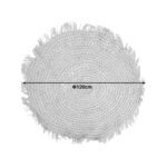 Χαλί Mibre Inart γιούτα σε φυσική απόχρωση Φ120x1εκ - Image 2