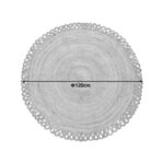 Χαλί Prejo Inart γιούτα σε φυσική απόχρωση Φ120x1εκ - Image 2