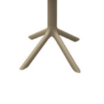 Τραπέζι Merkon pakoworld pp σε cappucino απόχρωση Φ60x75εκ - Image 3