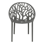 Πολυθρόνα Daren pakoworld pp σε ανθρακί απόχρωση 59x60x79,5εκ - Image 4